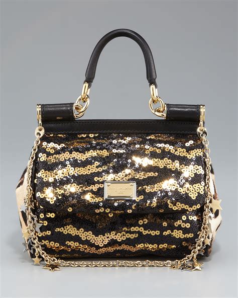 dolce gabbana sequin bag|dolce and gabbana shopping bag.